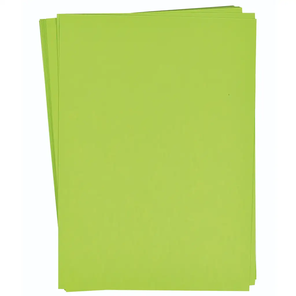 imagen de PlayBox: Set de cartulina verde claro A/4 de 25 unidades 180gr 1