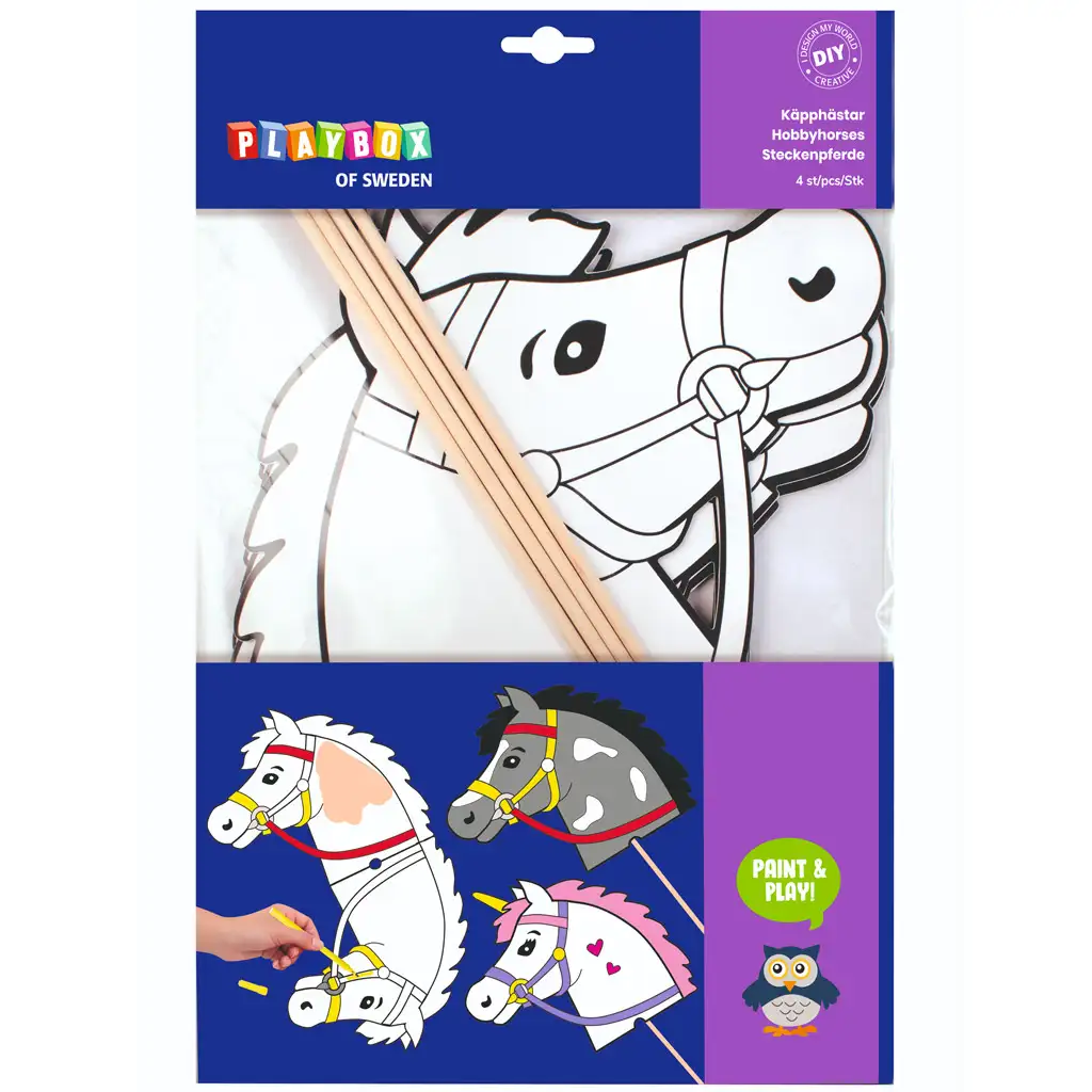 imagen de PlayBox: Set de creación de caballos de hobby o caballos de varilla 1