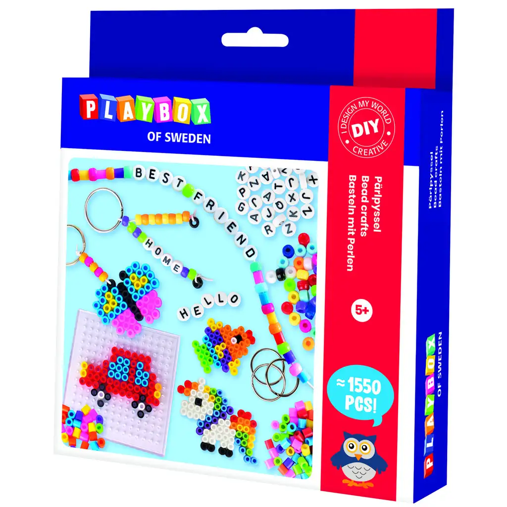 imagen de PlayBox: Set de cuentas creativas planchables 1