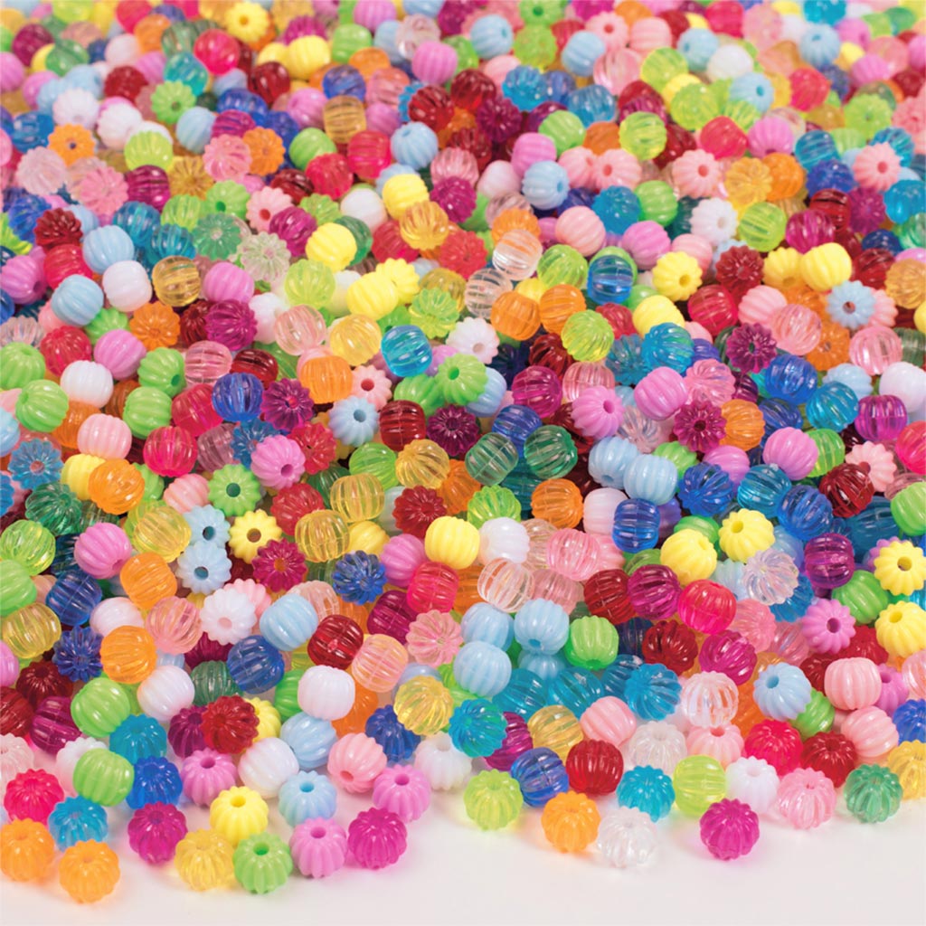 imagen de PlayBox: Set de cuentas en forma de caramelo para ensartar 250ud 2