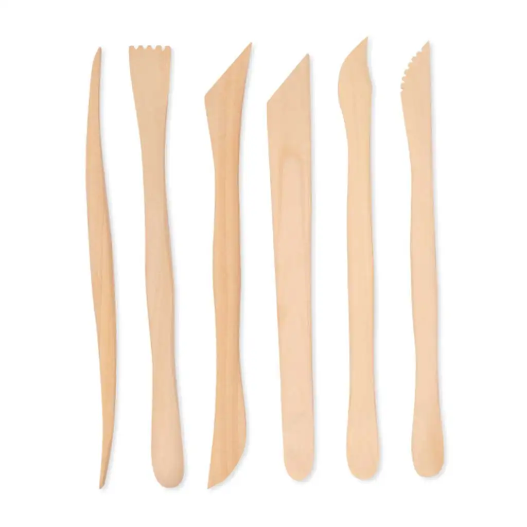 imagen de PlayBox: Set de herramientas de modelado de madera de 6 piezas 1