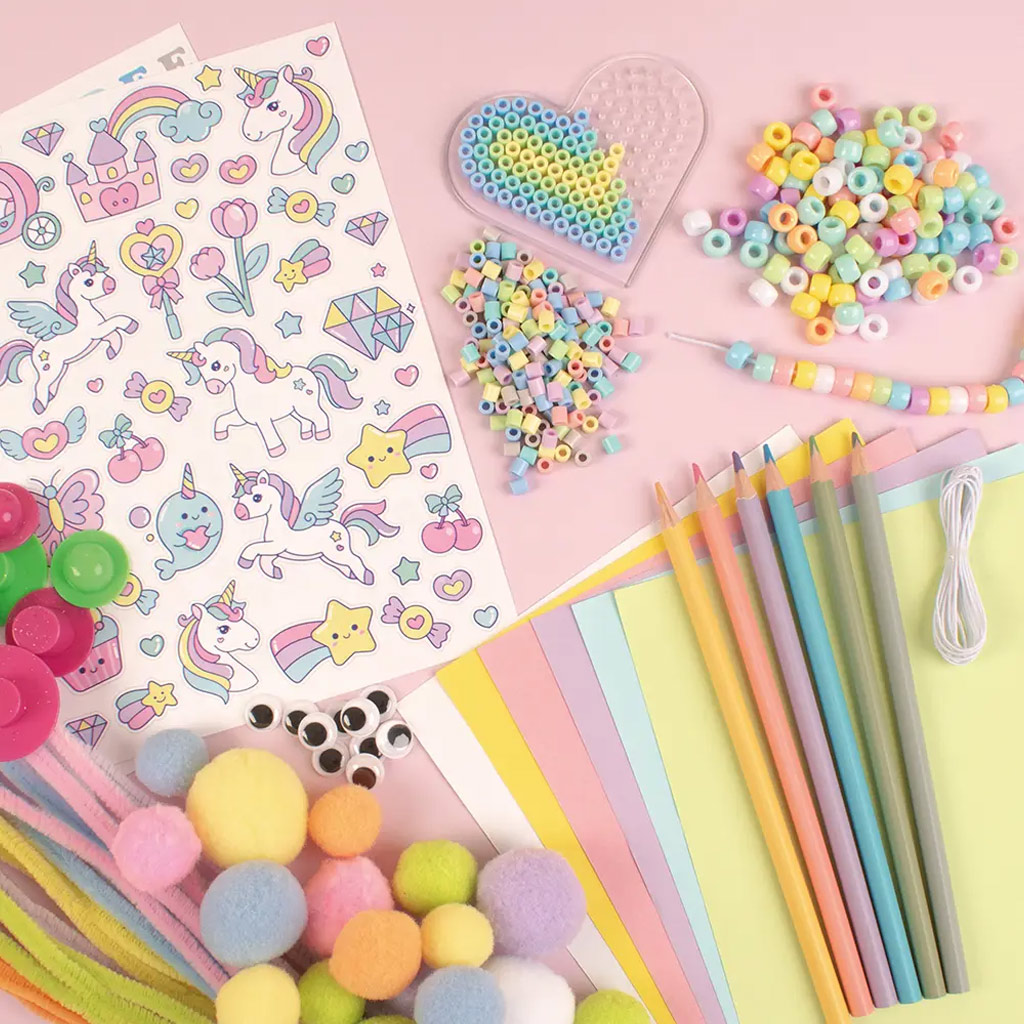 imagen de PlayBox: Set de manualidades creativas en colores pastel 3