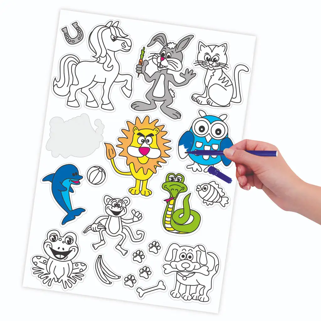 imagen de PlayBox: Set de pegatinas para colorear de 160 piezas 3