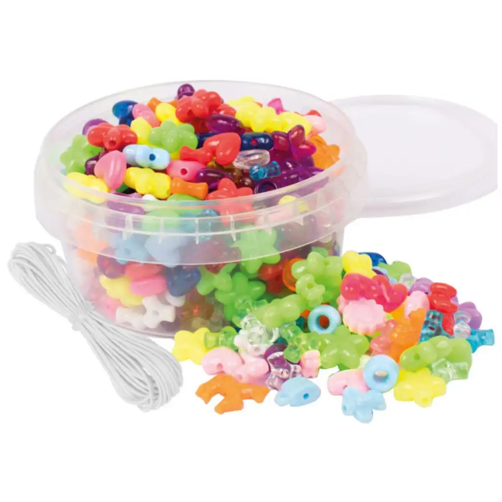 imagen de PlayBox: Set de perlas figuradas en caja de 250 g 1