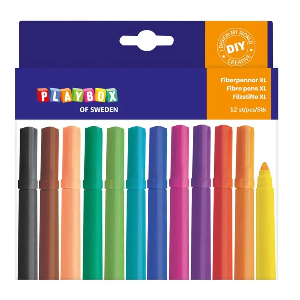 imagen de PlayBox: Set de rotuladores de 12 piezas 1,5mm 1