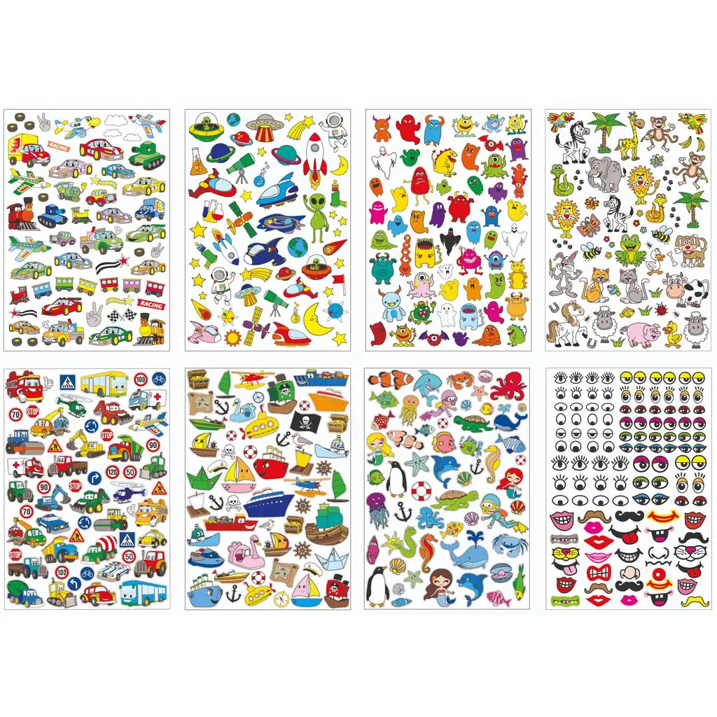 imagen de PlayBox: Vehículos set de mega pegatinas de 500 piezas 2