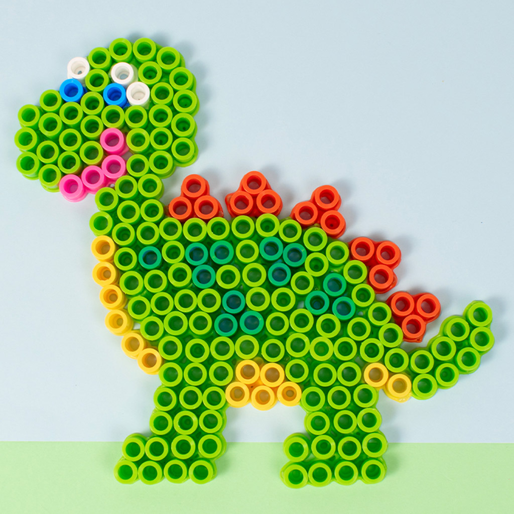 imagen de PlayBox: XL Base de perlas planchables de dinosaurios 1ud 3