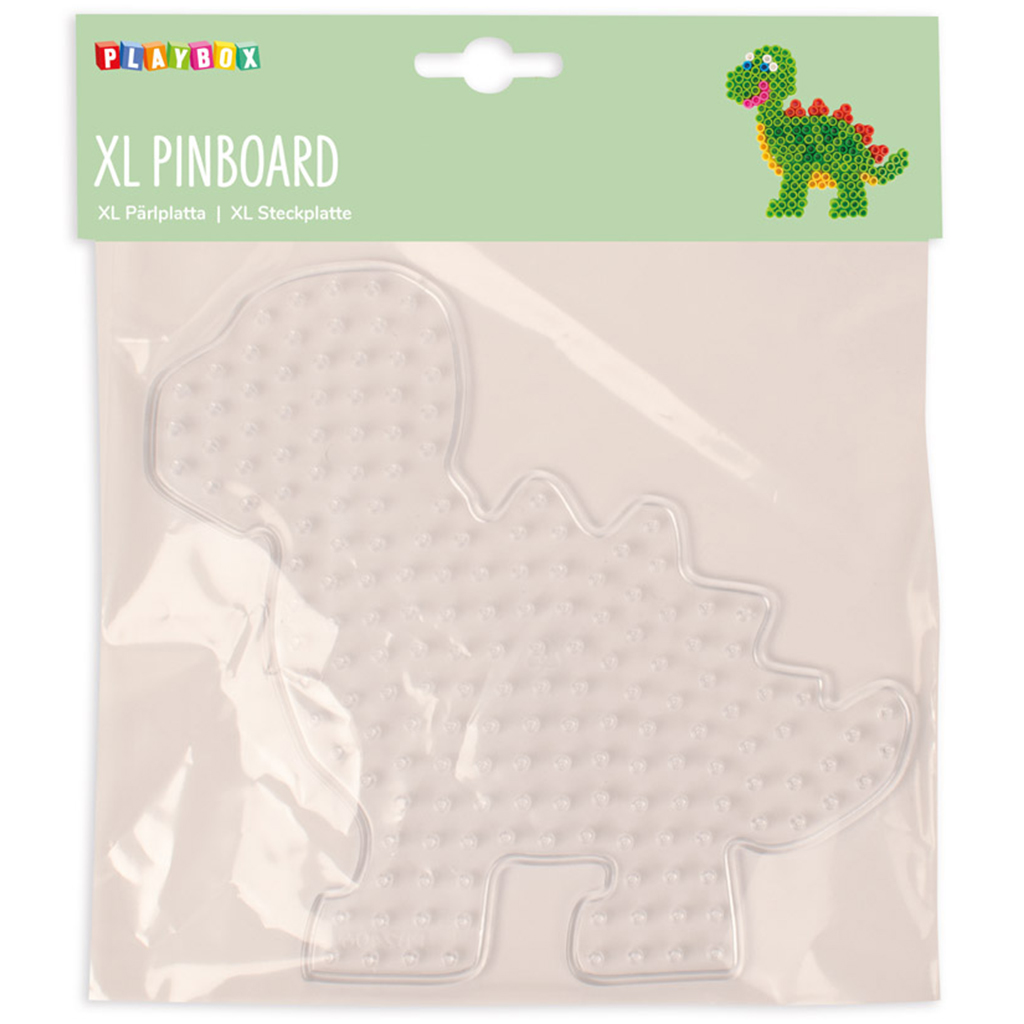 imagen de PlayBox: XL Base de perlas planchables de dinosaurios 1ud 1