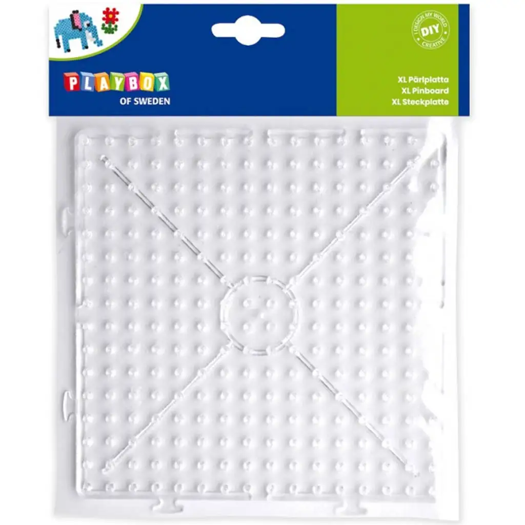 imagen de Playbox: XL base de planchado de cuentas – 1 pieza, cuadrada, conectable 1