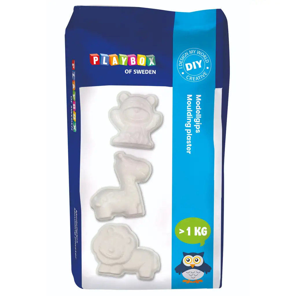 imagen de PlayBox: Yeso blanco 1kg 1