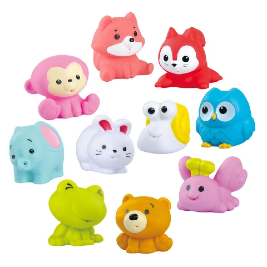imagen de Playgo: Animales de bosque suaves que salpican agua 2