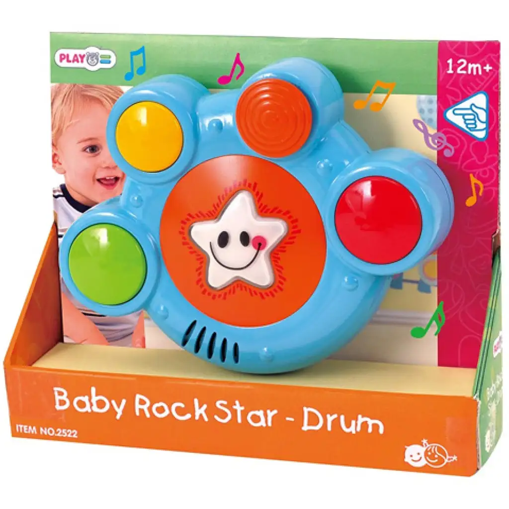 imagen de Playgo: Batería eléctrica de bebé Rocksztár con luces y sonidos 1