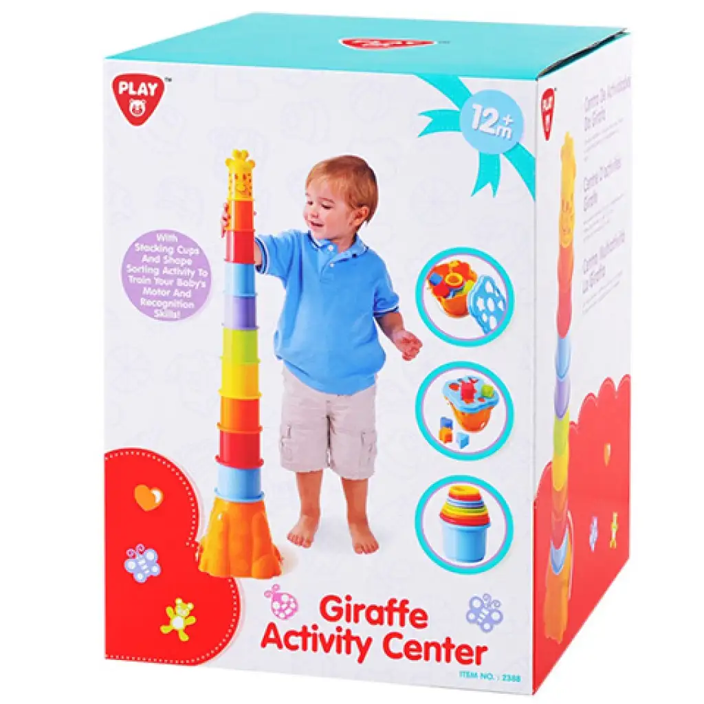 imagen de Playgo: Centro de actividad de jirafa para bebés 1