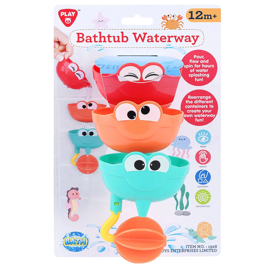 imagen de Playgo: Divertidas caras juego de baño set de 3 piezas 1