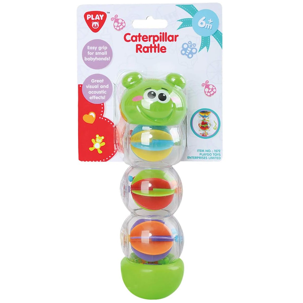 imagen de Playgo: Divertido pequeño gusano sonajero 1