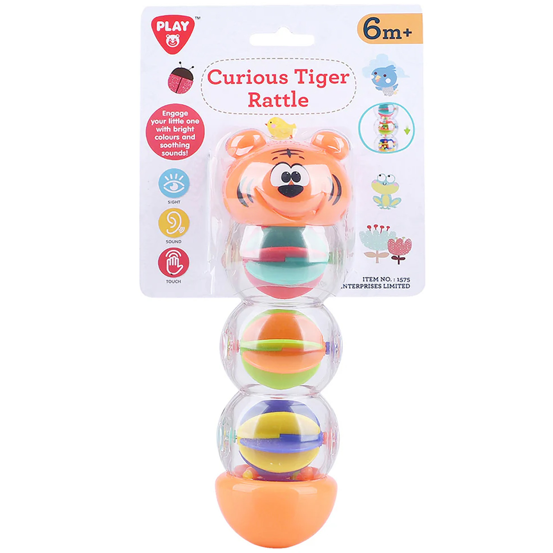 imagen de Playgo: Divertido pequeño tigre sonajero 1