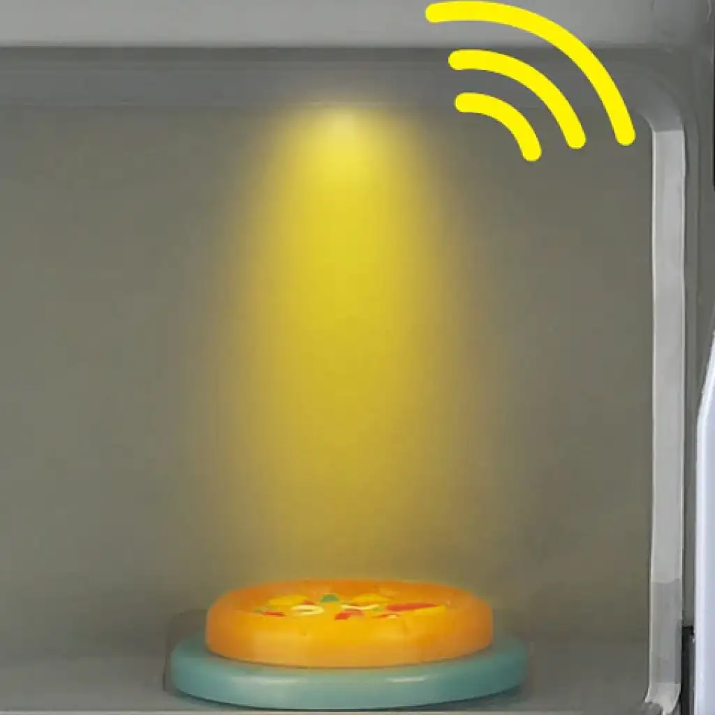 imagen de Playgo: Horno de microondas con luz, sonido y elementos móviles 25x12x17cm 4