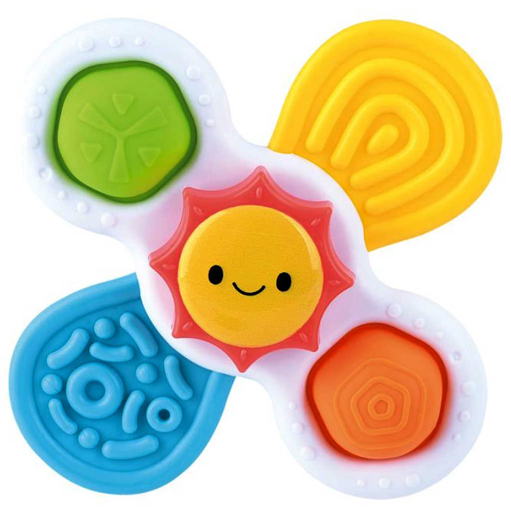 imagen de Playgo: Juguete de bebé con sol giratorio y ventosas 2