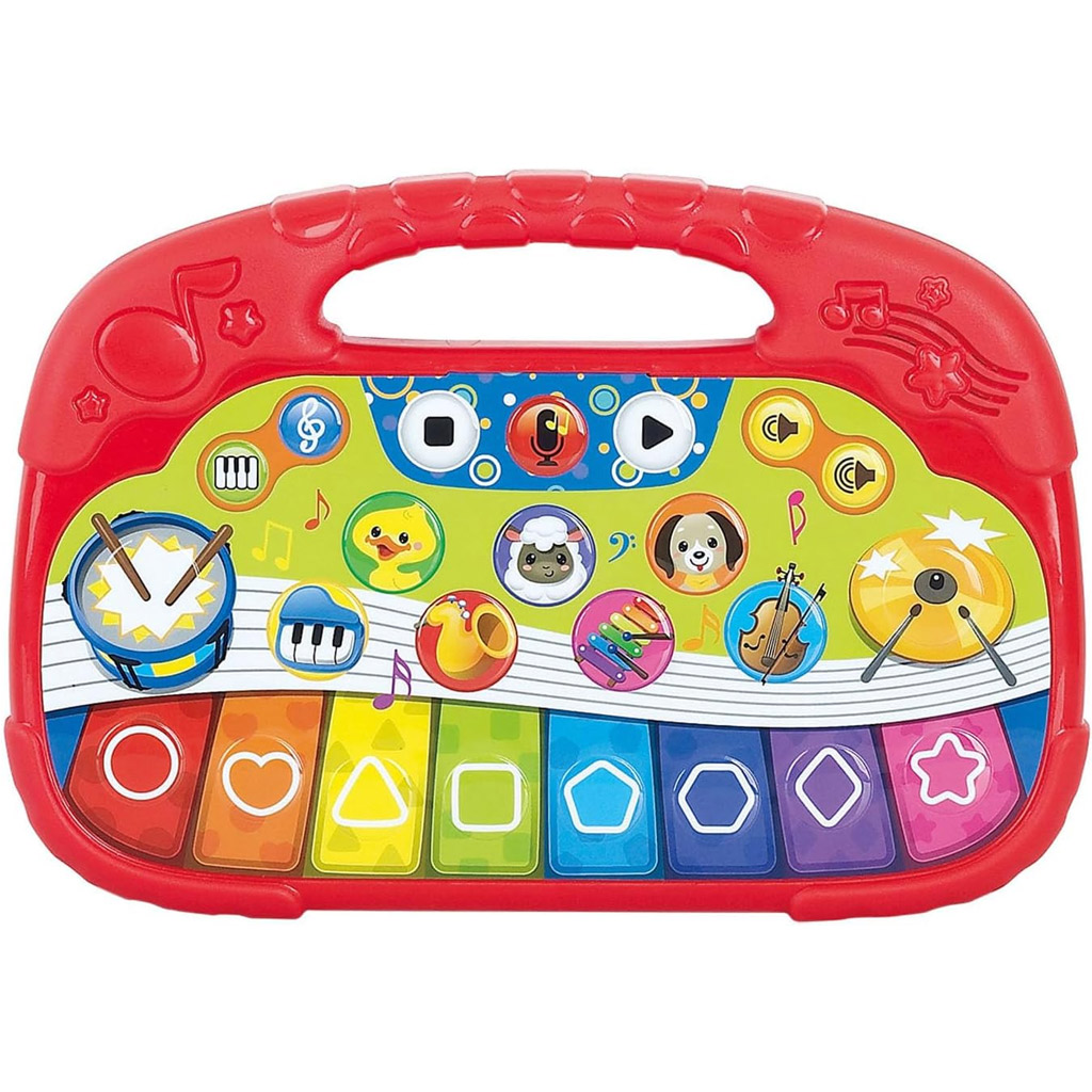 imagen de Playgo: Piano de bebé orquesta de animales feliz 2