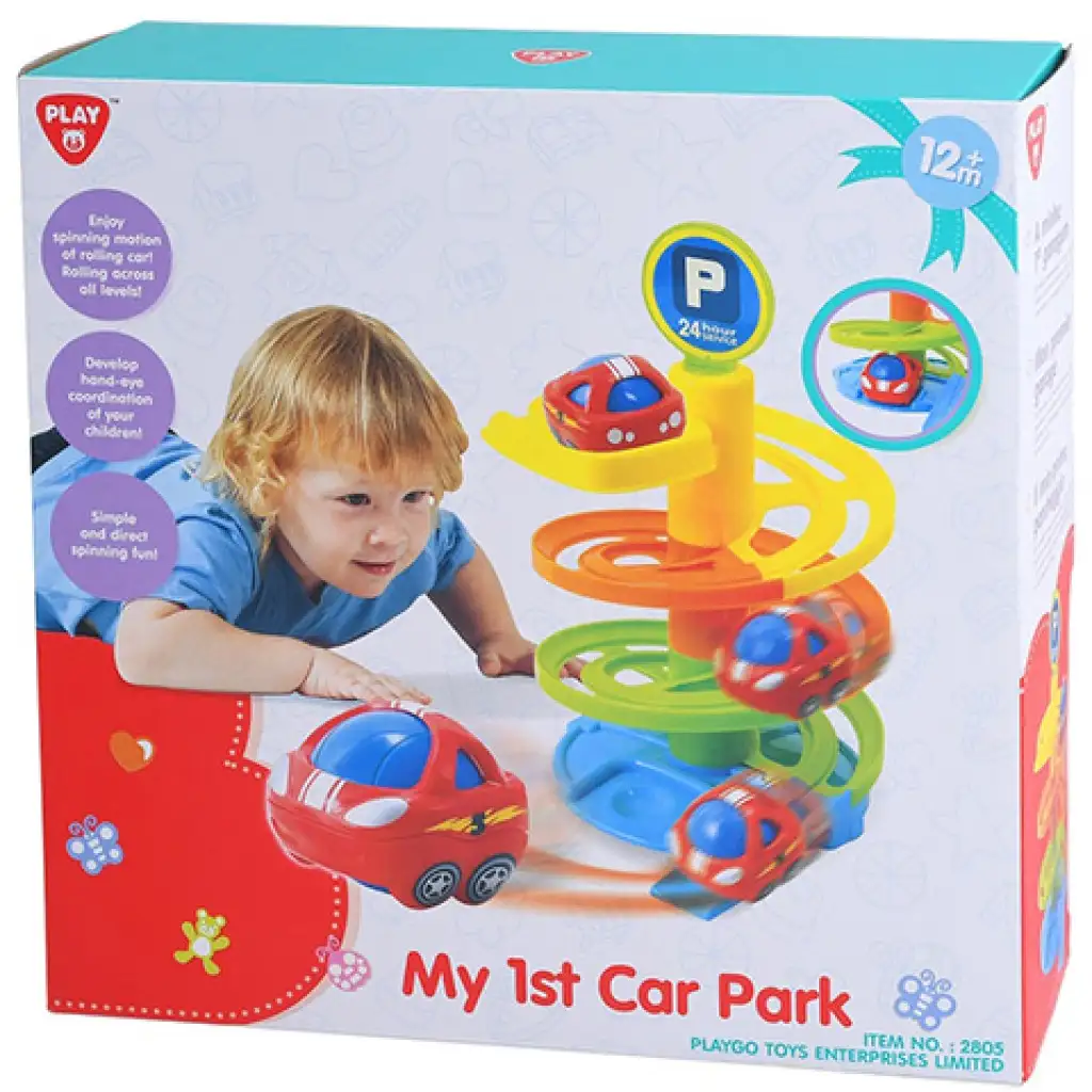 imagen de Playgo: Pista de espiral para coches bebé 1