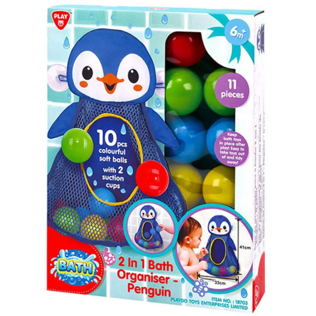 imagen de Playgo: Recolector de pelotas de pingüino para el baño 1