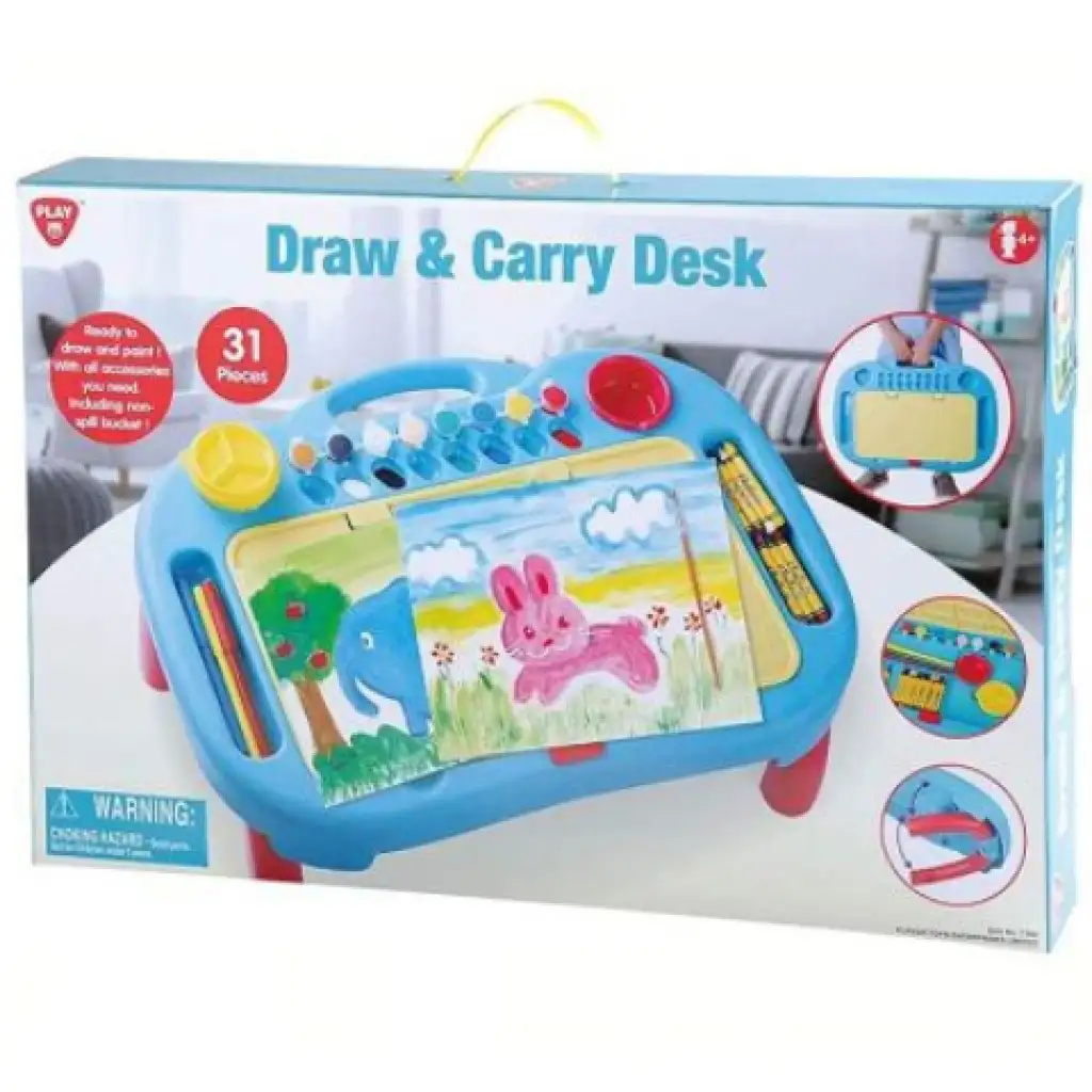 imagen de Playgo: Set de dibujo y pintura portátil 1
