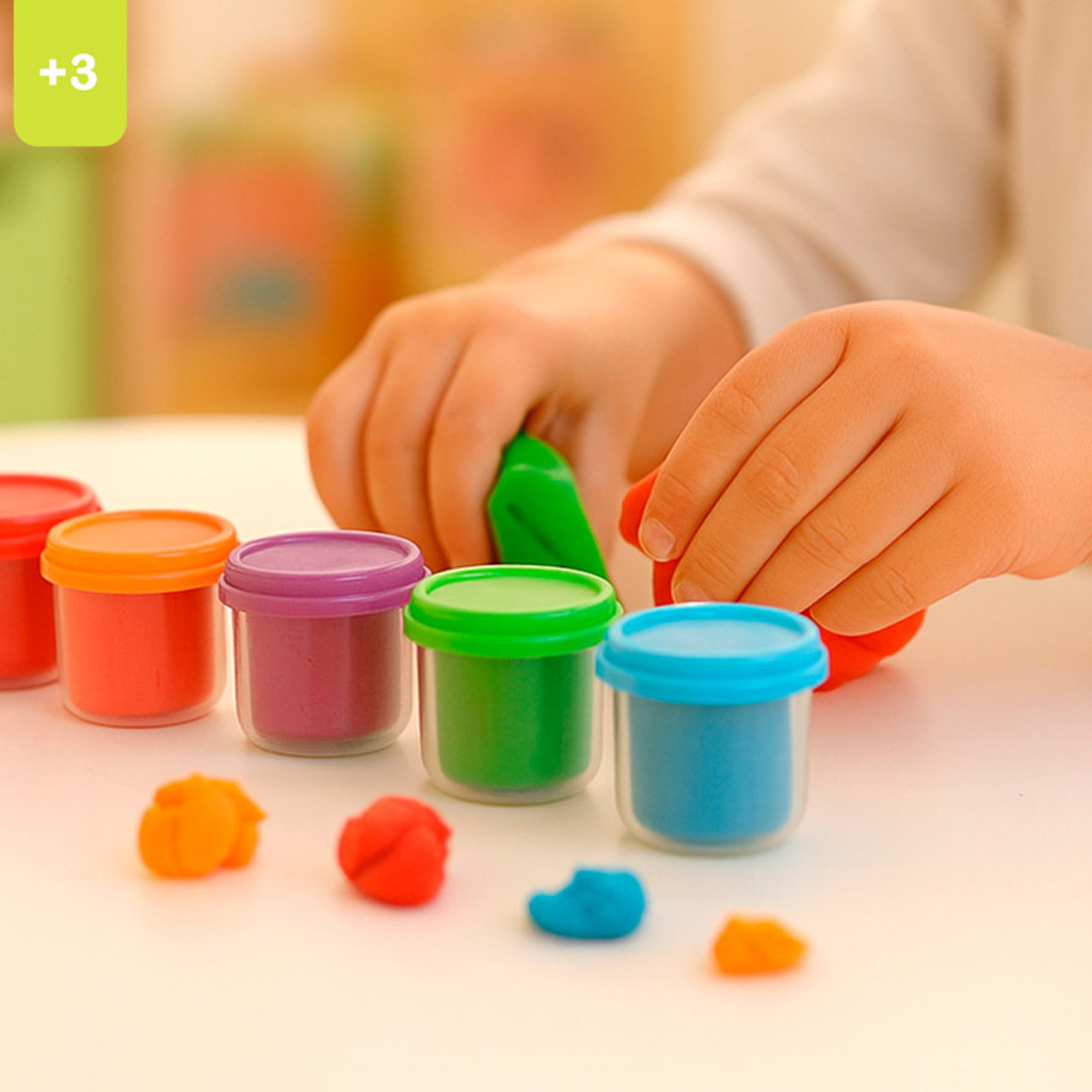 imagen de Playgo: Set de plastilina de unicornio colorido 6x56g 3