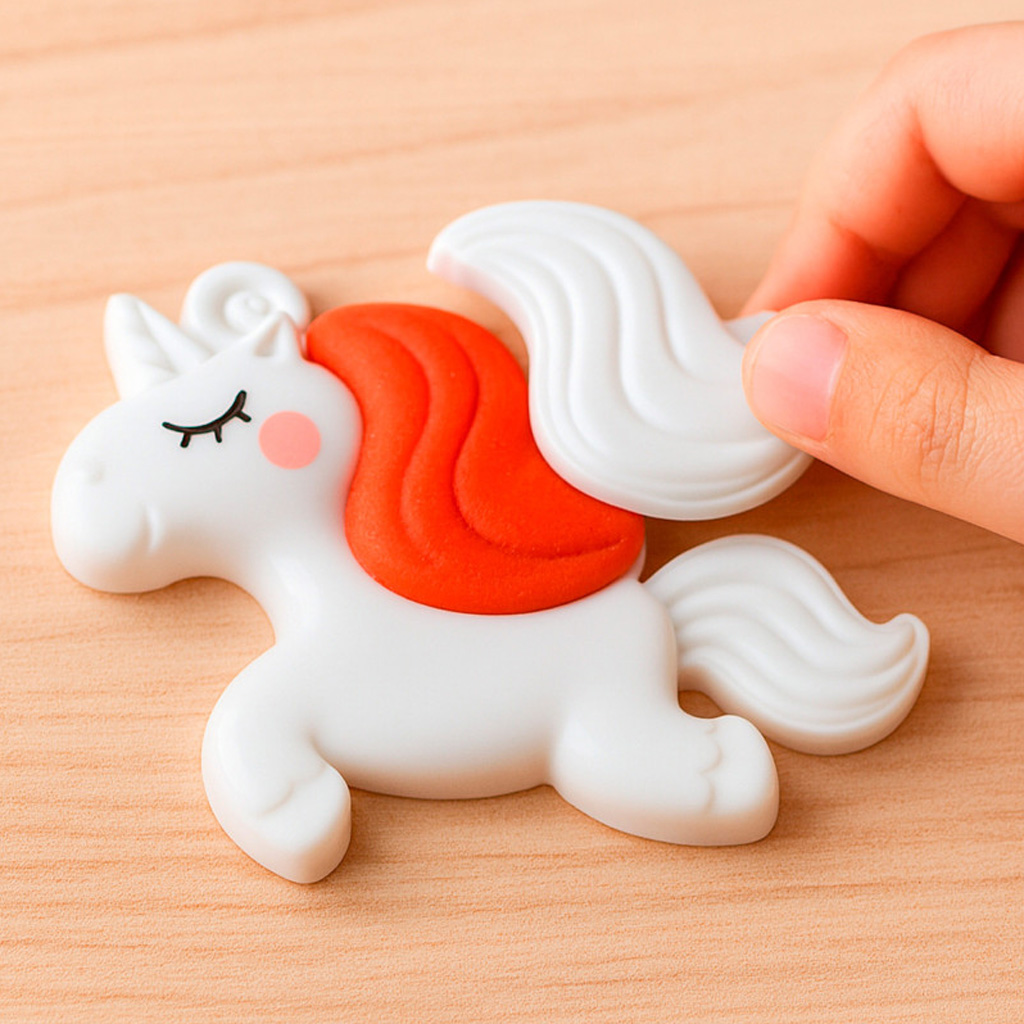 imagen de Playgo: Set de plastilina de unicornio colorido 6x56g 4