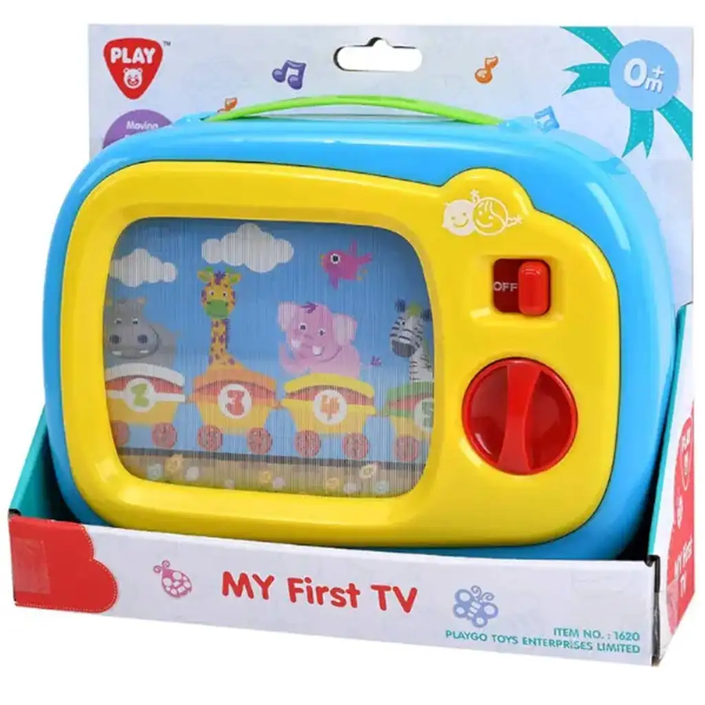 imagen de Playgo: Televisor de bebé mecánico y musical 1