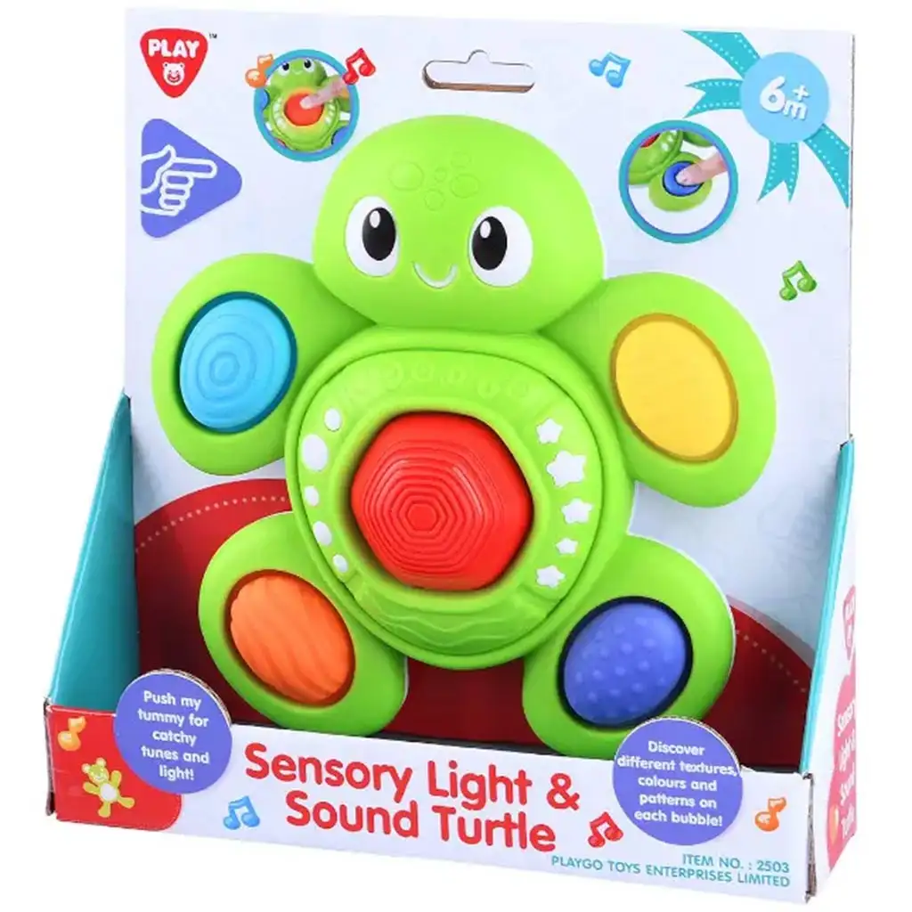 imagen de Playgo: Tortuga Táctil Musical Iluminada 1