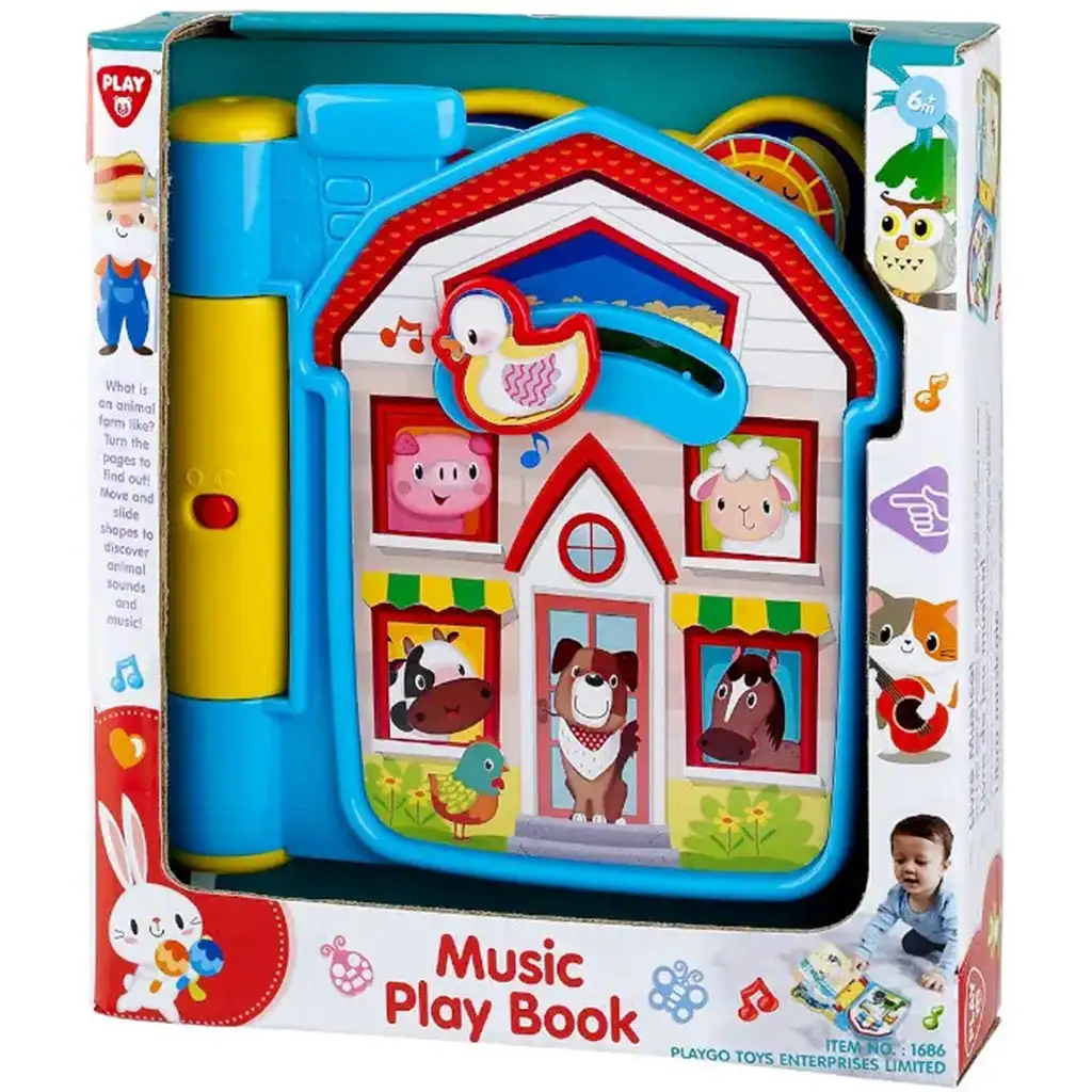imagen de Playgo: Vida en la granja de animales libro musical 1