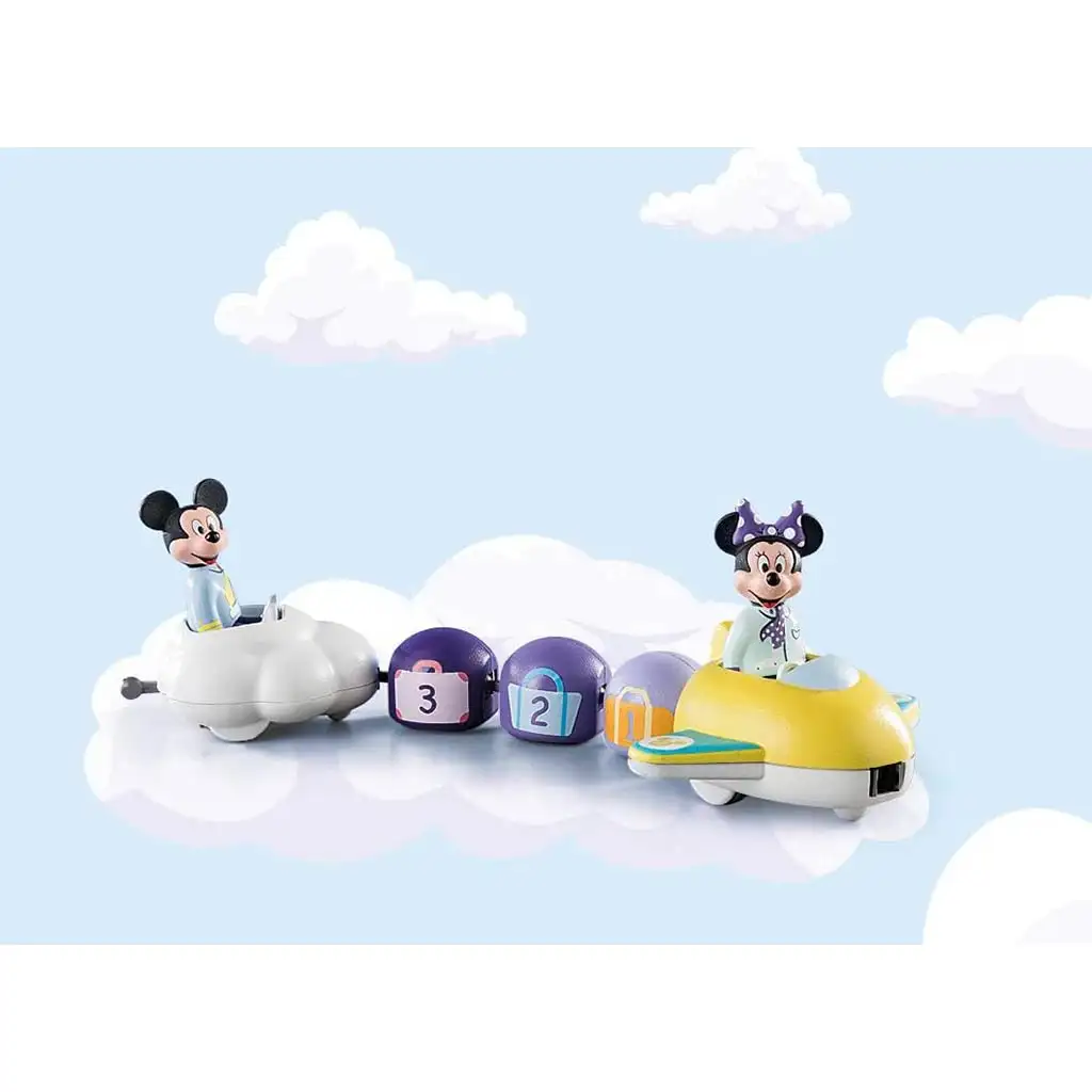imagen de Playmobil 1.2.3 & Disney: Mickey y Minnie Mouse con avión de nubes (71320) 3