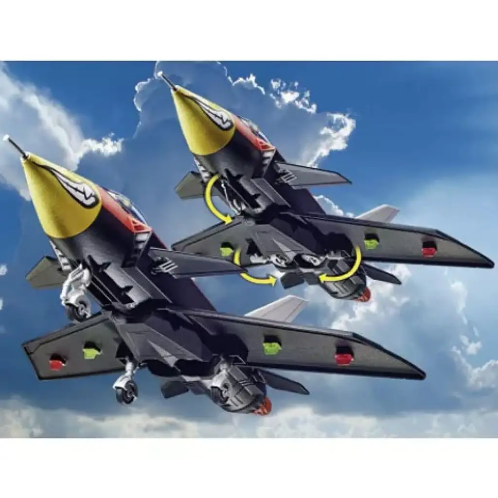 imagen de Playmobil: Air Stuntshow - "Sas" avión a chorro (70832) 5