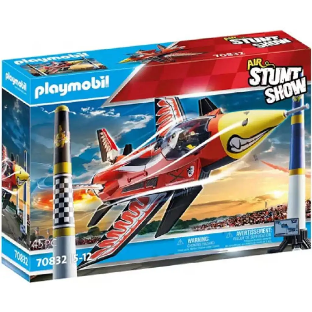 imagen de Playmobil: Air Stuntshow - "Sas" avión a chorro (70832) 1