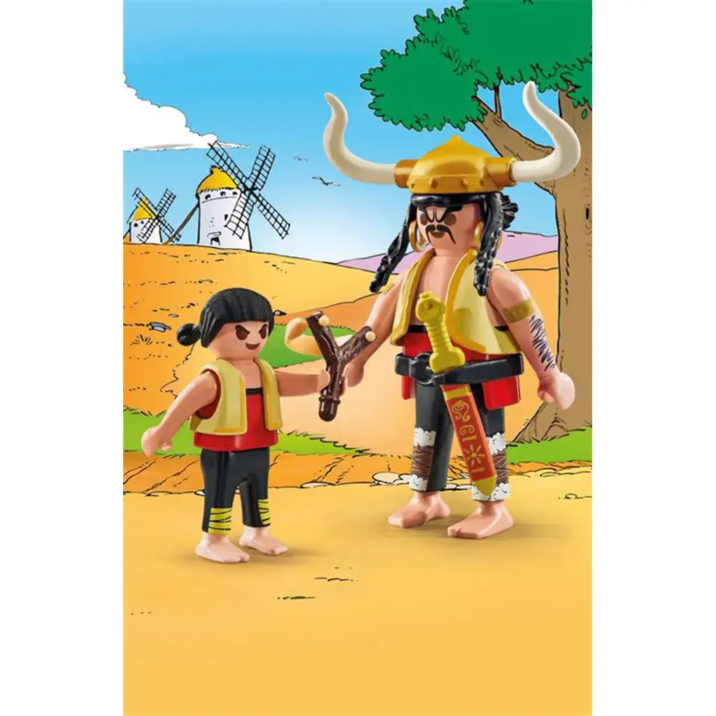 imagen de Playmobil: Asterix - Quibelez de Saporan y Pepe figuras (71545) 2