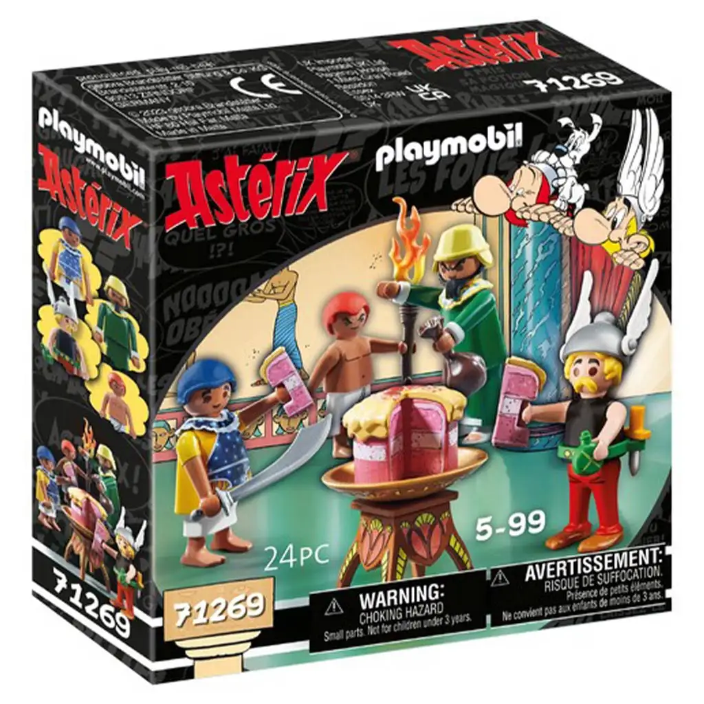 imagen de Playmobil: Asterix - Tarta envenenada de Artifis (71269) 1
