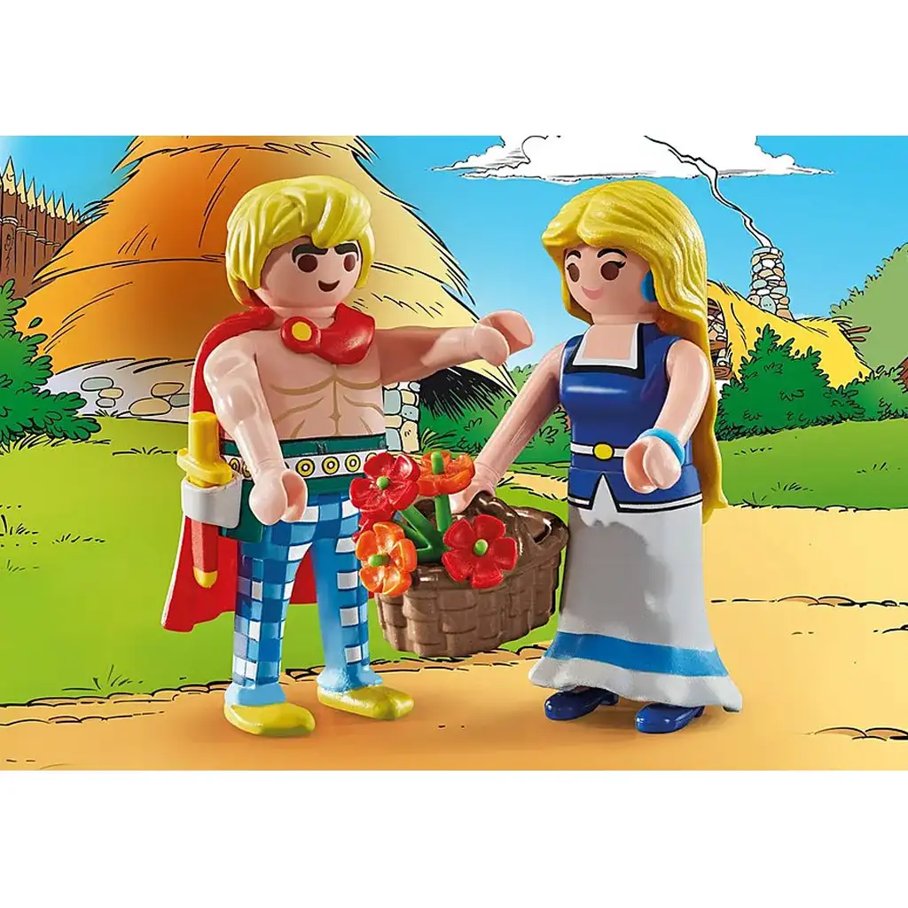 imagen de Playmobil: Asterix - Tragicomix y Falbala (71544) 2