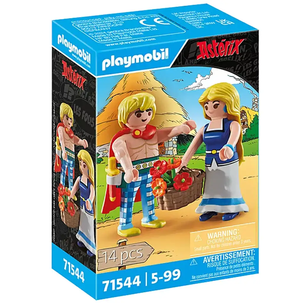 imagen de Playmobil: Asterix - Tragicomix y Falbala (71544) 1
