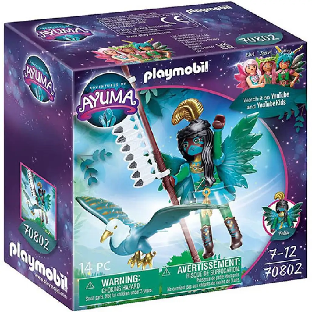 imagen de Playmobil: Ayuma - Hada de caballero con animal espiritual (70802) 1