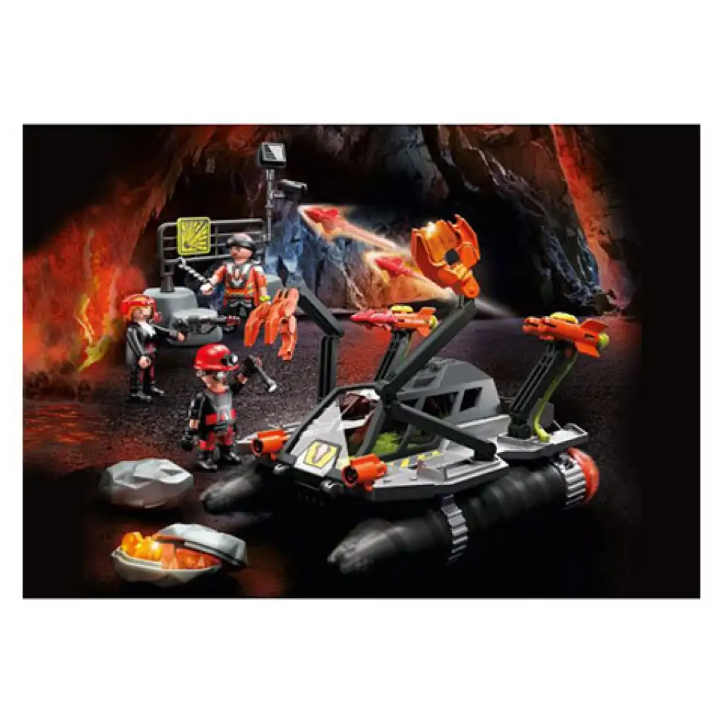 imagen de Playmobil: Dino Rise El vehículo perforador devastador (70927) 2