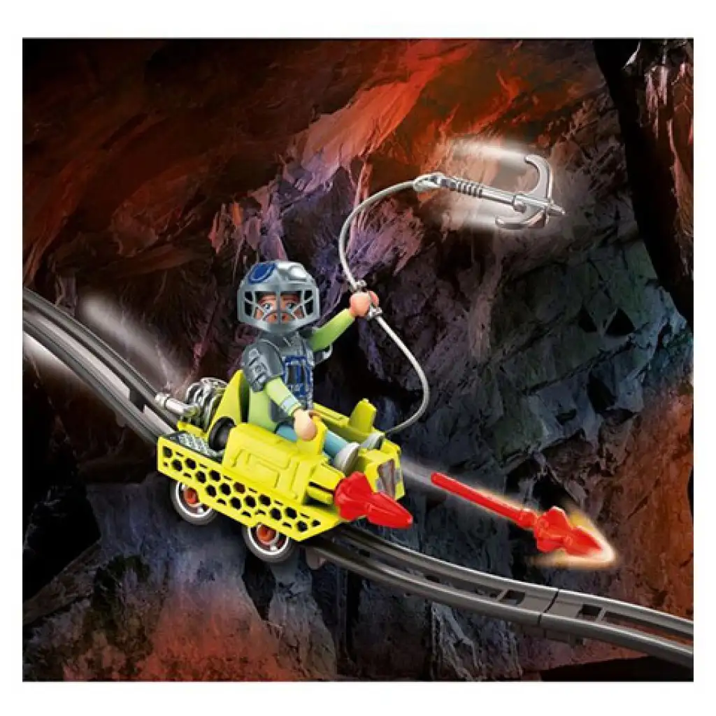 imagen de Playmobil: Dino Rise Mine Cruiser barco de guerra (70930) 2