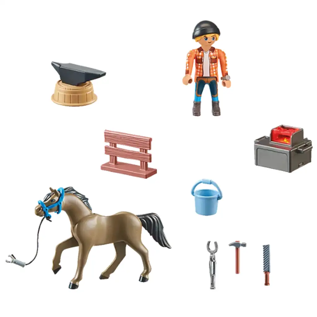 imagen de Playmobil: Herrero Ben & Achilles (71357) 2