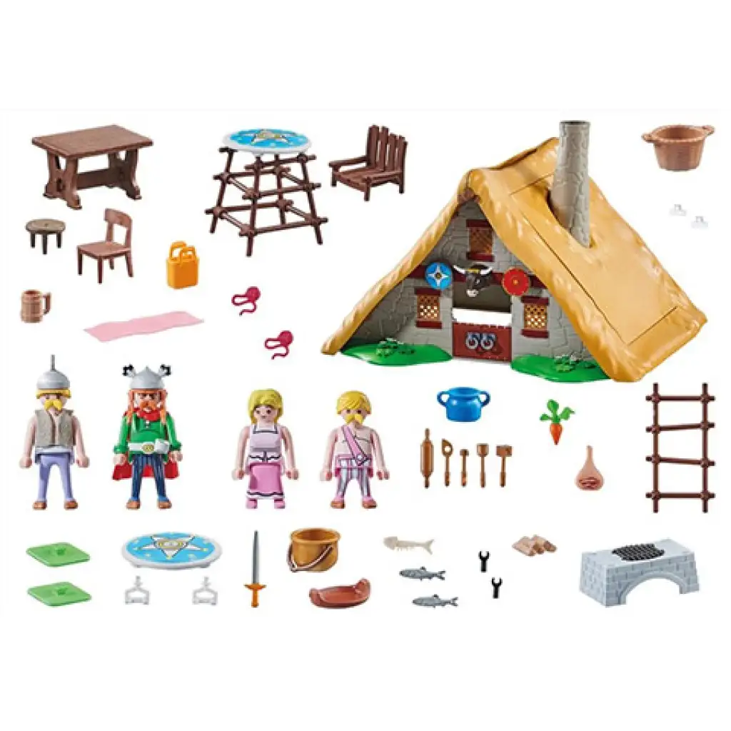 imagen de Playmobil: La cabaña de Hasarengazfix de Asterix (70932) 2