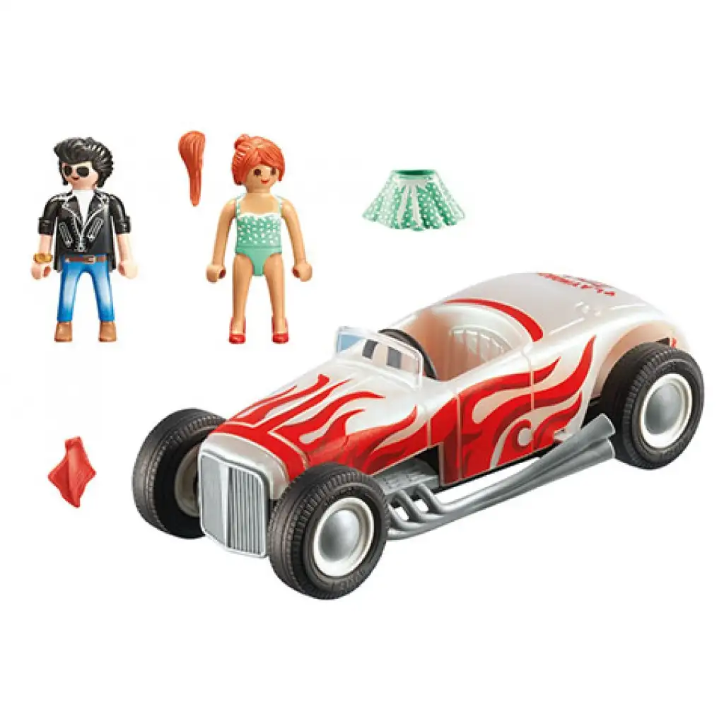 imagen de Playmobil: Paquete de Inicio Hot Rod (71078) 2