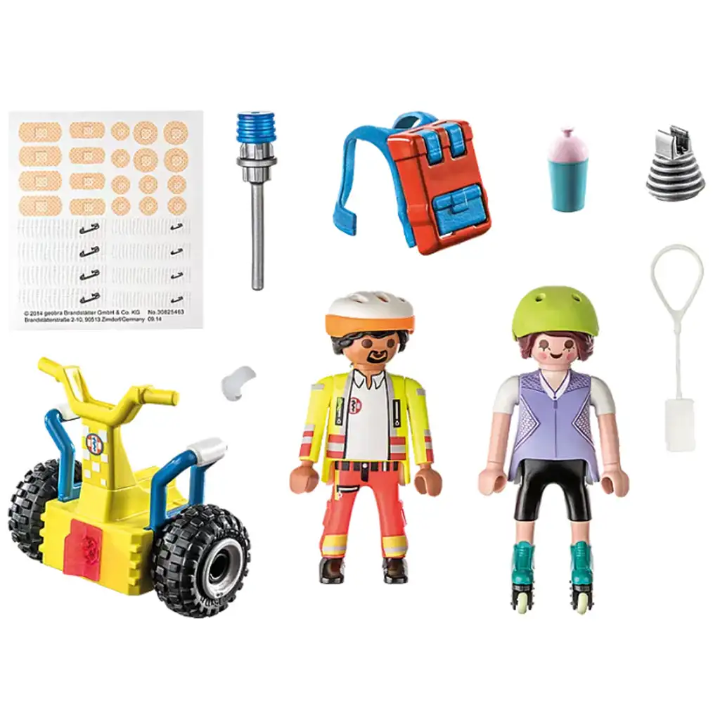 imagen de Playmobil: Paquete Inicial - Rescate en Segway (71257) 2
