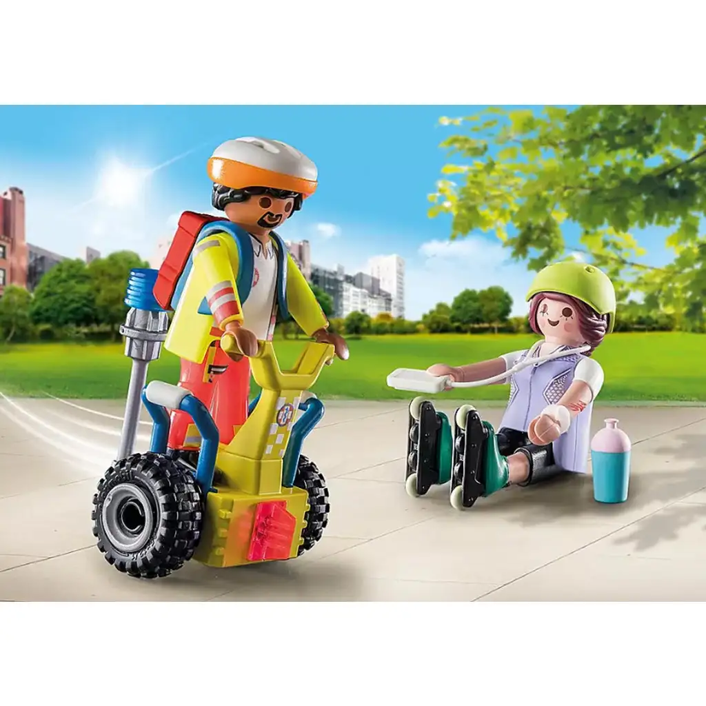 imagen de Playmobil: Paquete Inicial - Rescate en Segway (71257) 3