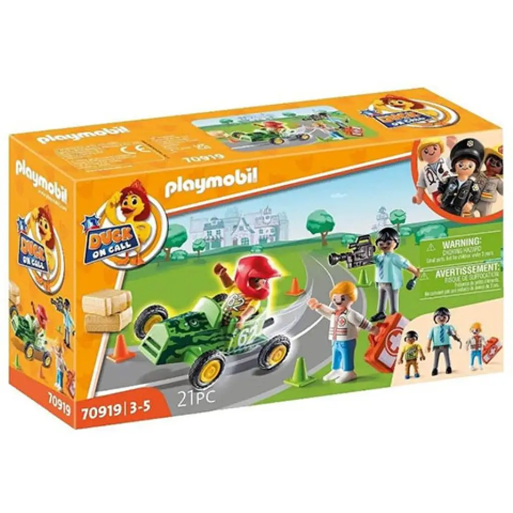 imagen de Playmobil: Pato en Llamada Rescate en Competencia (70919) 1