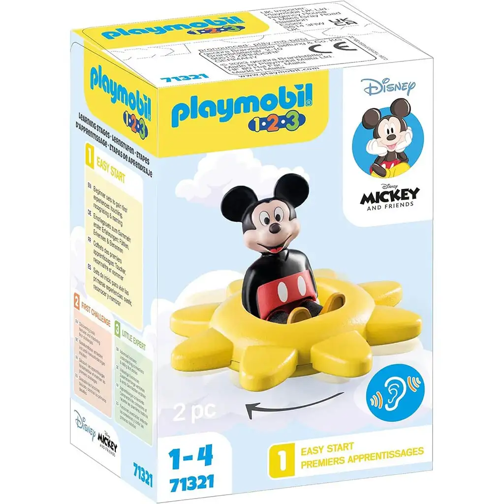 imagen de Playmobil: Sonajero de Mickey Mouse con sol (71321) 1
