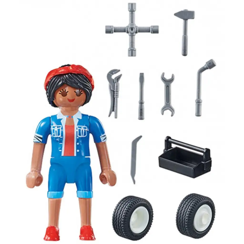 imagen de Playmobil: Special PLUS - Mecánico de automóviles (71164) 2