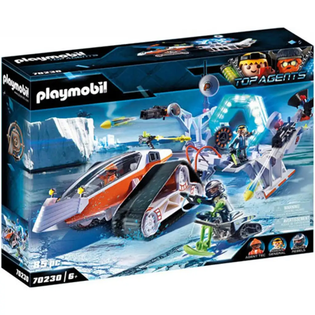 imagen de Playmobil: Top Agents - SPY TEAM Trineo de Comando (70230) 1